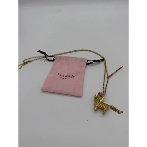 Kate Spade Haute Scenic Penny Piñata Necklace-Whimsical-Candy Prize Inside